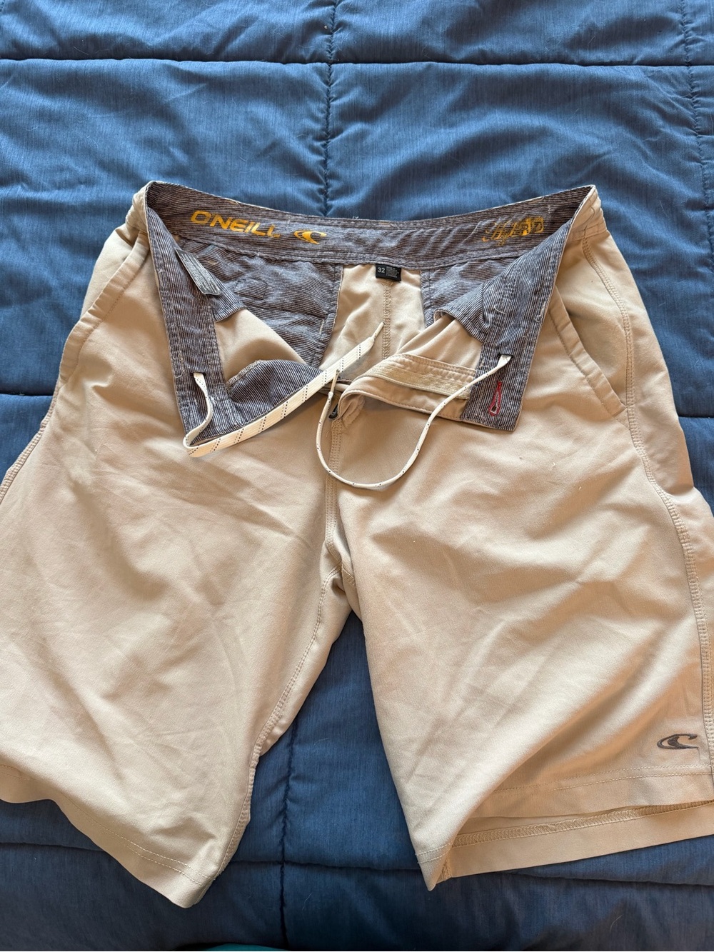 O'Neill Men's Hybrid Khaki Boardshorts - Beige